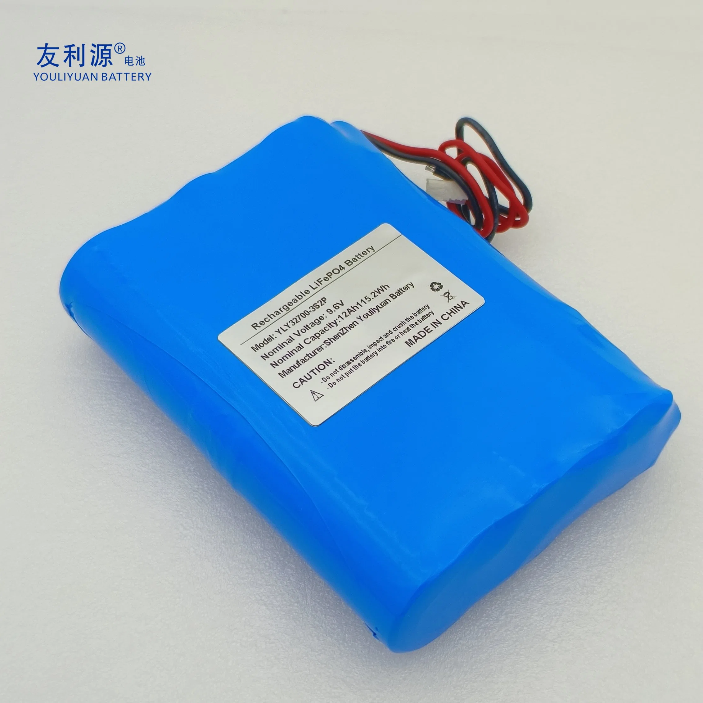 6000mAh High Performance 32700 Cell 3s2p 9.6V 12ah Cordless Power Tool LFP Battery