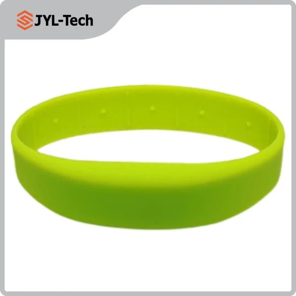 Bracelet RFID personnalisé bracelet en silicone passif ISO14443A NFC RFID 13,56 MHz Bracelet