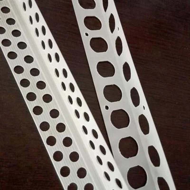 Perles de coin en PVC avec fabrique de maillage en fibre de verre