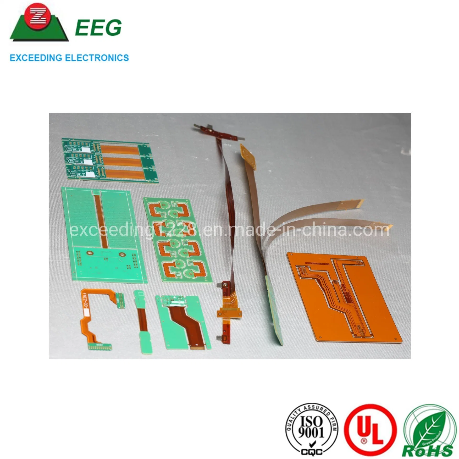Fabricante profesional de circuitos impresos flexibles OEM PCB flexible rígido