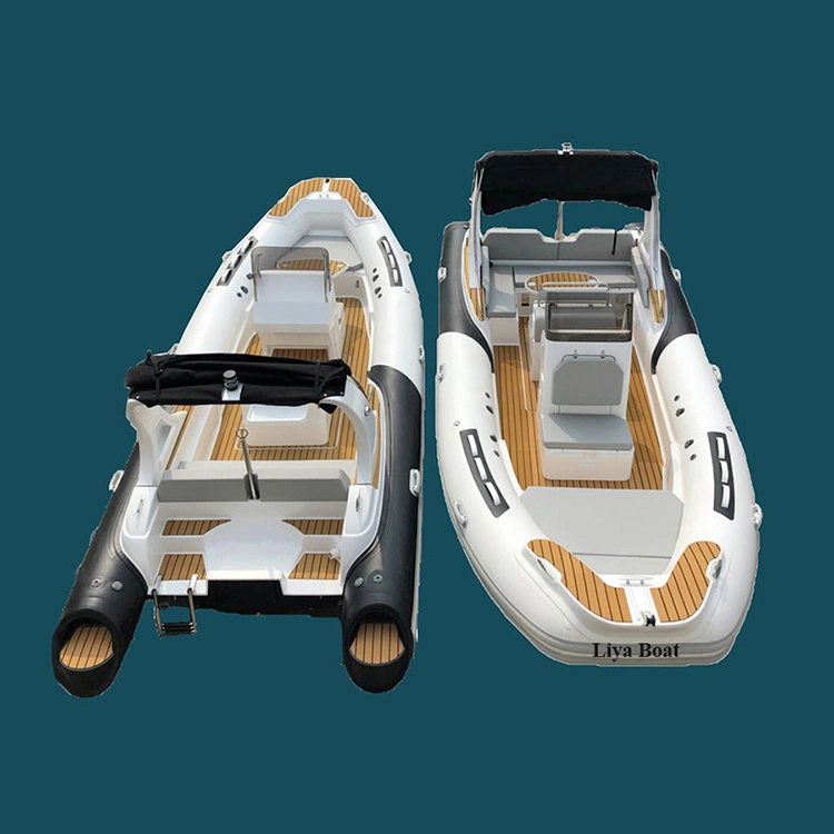 Iiya 20feet China Boat Accessories with Engine Rigid Inflatable Boat