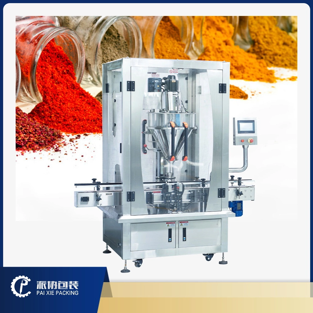 High Speed Powder Filling Capping Labeling Machine