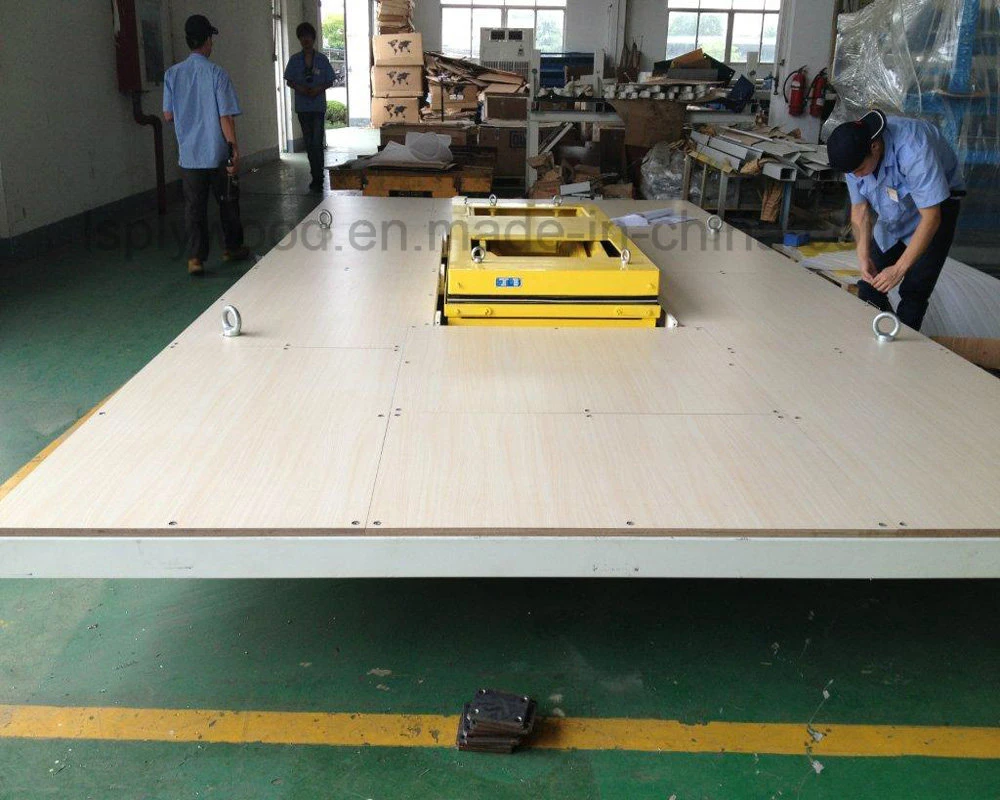La chapa de madera contrachapada de HPL frente cubierta de piso de madera para suelos de vehículo Taller Industrial