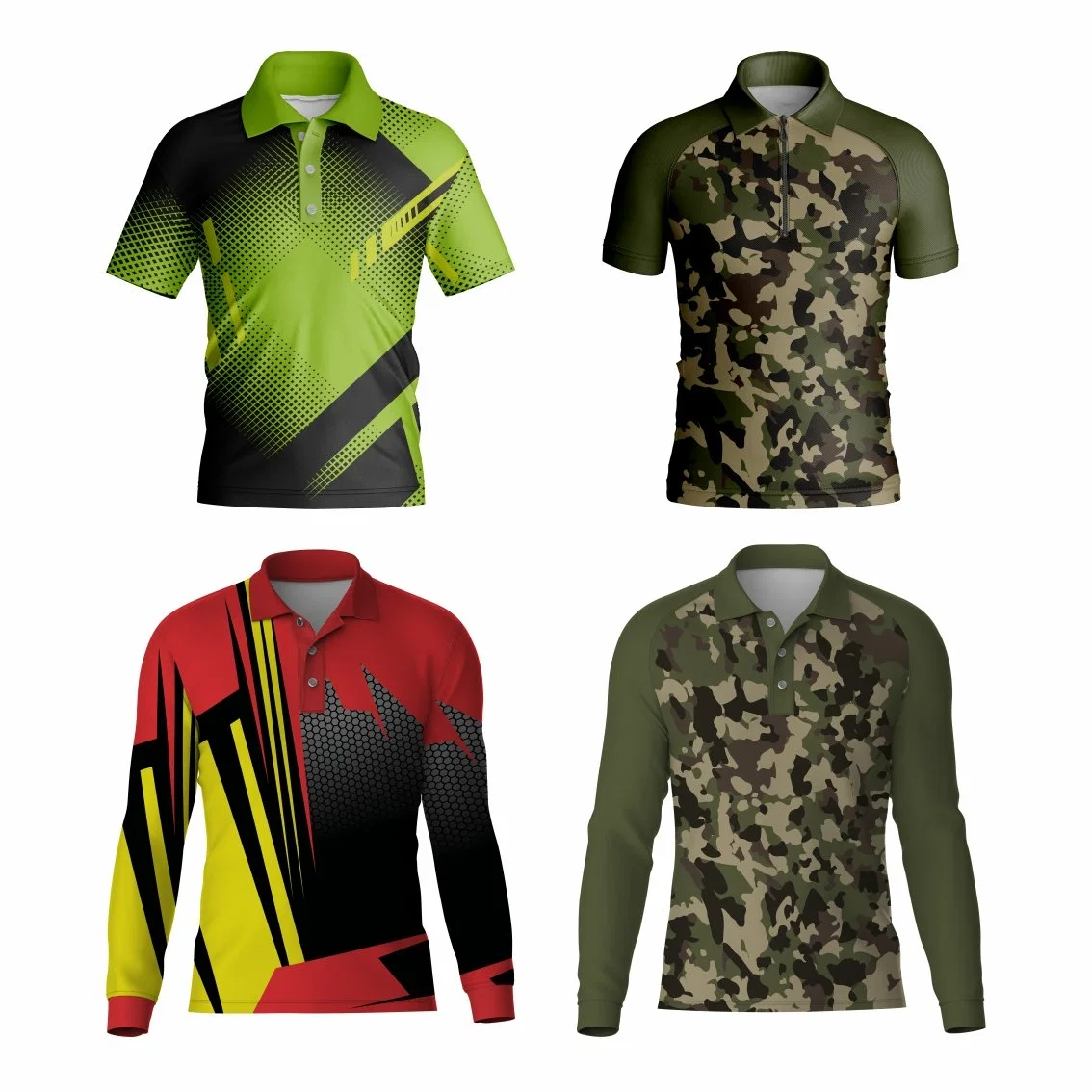 Vêtements de sport personnalisés par sublimation pour le soccer, le basketball, le cyclisme, la pêche, le baseball, le rugby, le hockey, le tennis, le jogging, le football, le yoga, la salle de sport, la plage et les activités en plein air, séchage rapide.