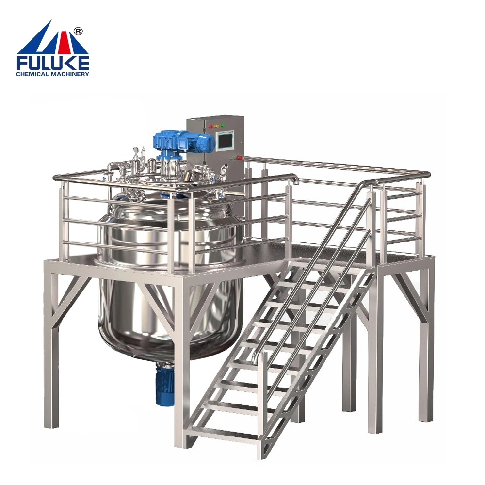 Automatic Vacuum Homogenizing Emulsifier Cake Gel Emulsifier Making Machinechemical Machinery Equipment