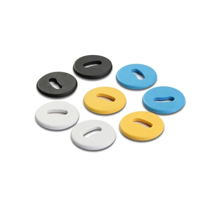 Garment RFID Button Tags Cmyk Color Programmable PPS Dul NFC/UHF Button RFID Laundry Tag