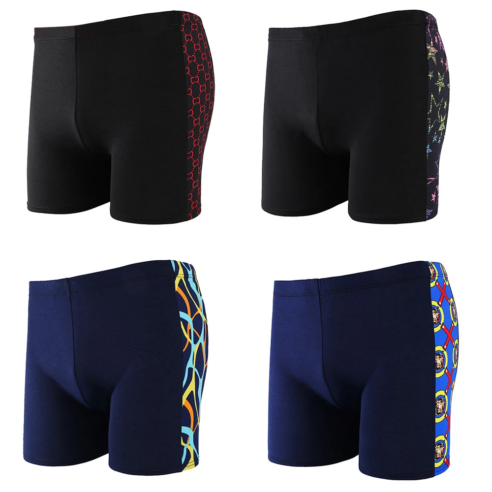 Men Plus Size Swim Beach Shorts Competition Training Swim Pants