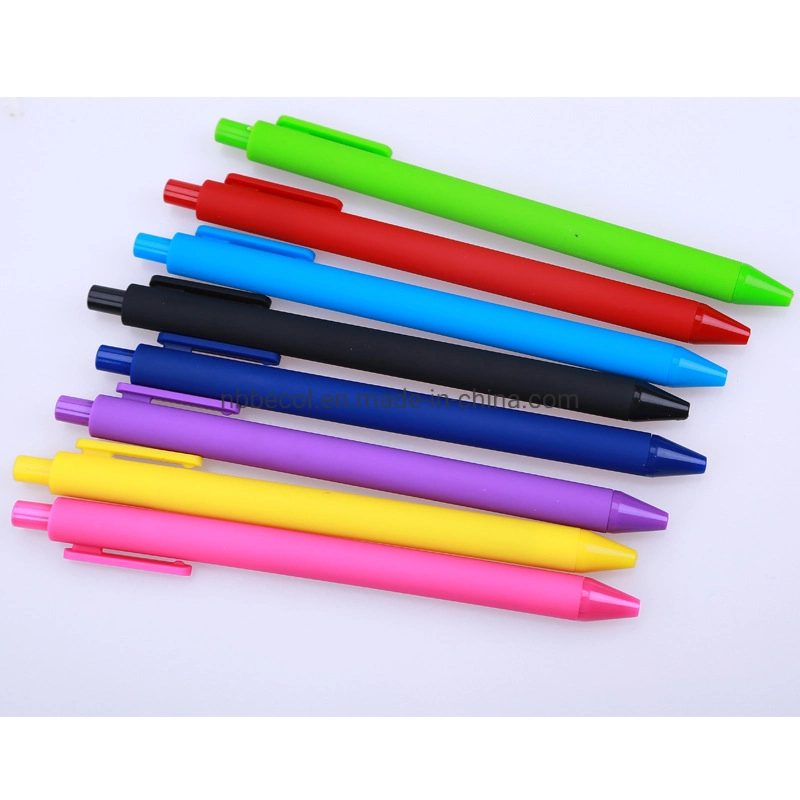 Advertising Candy Color Plastic Gel Ink Pen Customer Logo Ball Pen