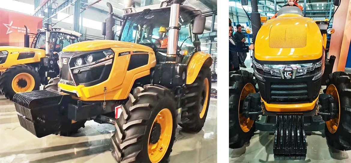 Cheap 80HP Tractor Ml804 for Agricultural Work From Liugong Farm Machinery for Sale