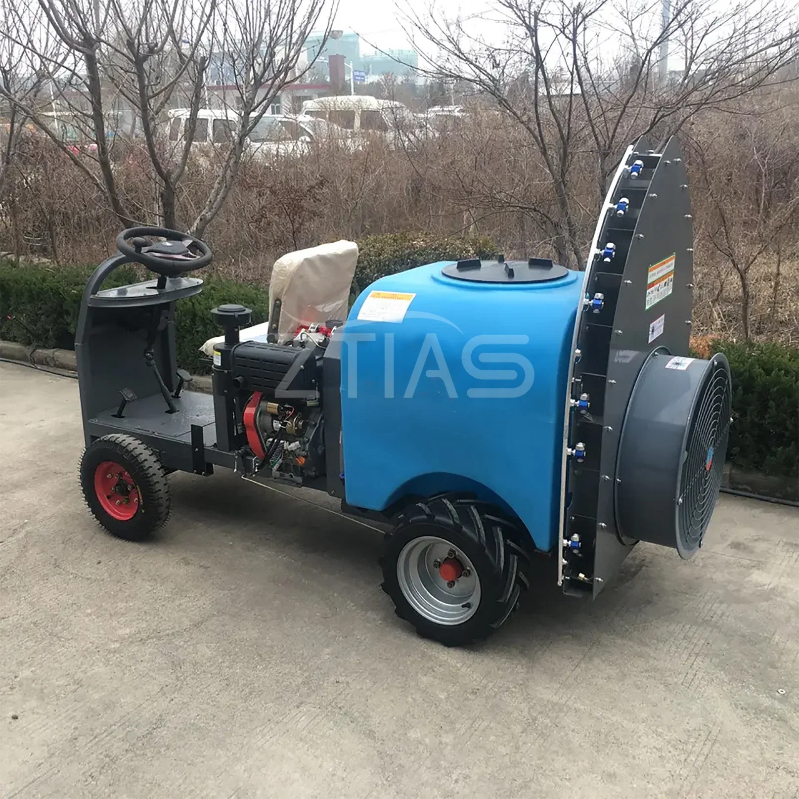 Agriculture Spray Machine, Four Wheels Orchard Sprayer, Air Mist Blower