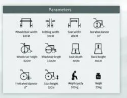 Folding Electric Automatic Electric Wheelchair for The Elderly People