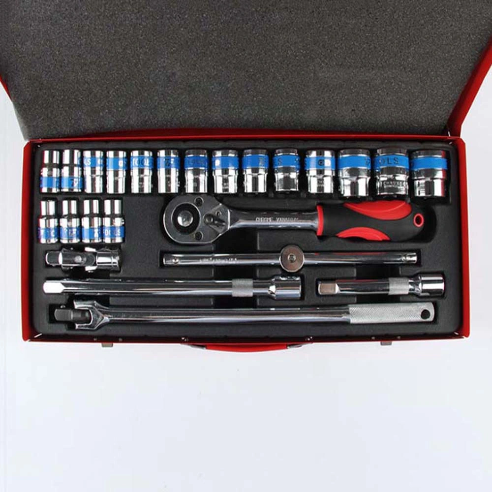 صندوق أدوات 24 PCS مع مجموعة قضيب F والأجهزة Hand Home for Car Bicycle Mechanic spanner Tool Set