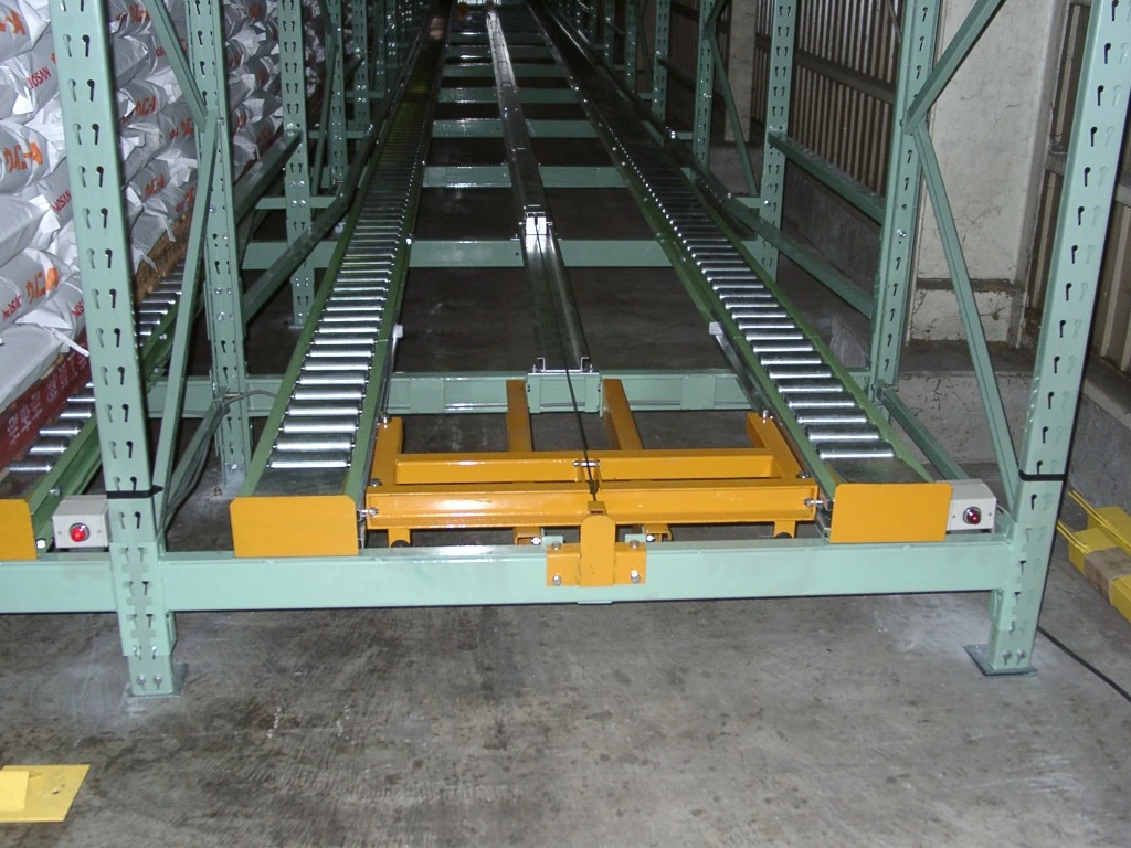 Gravity Rack Steel Roller Type Track First in First out Heavy Gravity Racky System