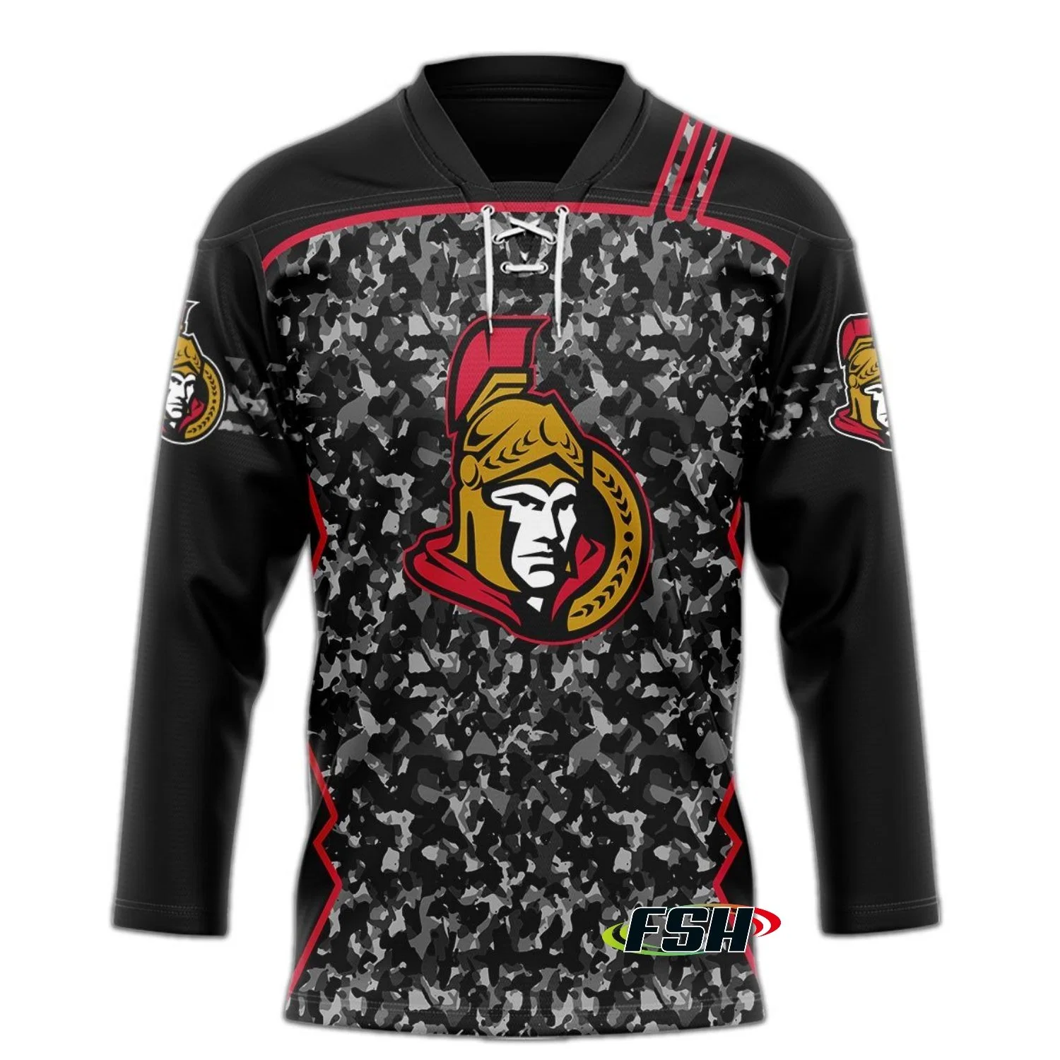 100% Polyester Cool Schnell Trocknend Leicht Custom Sublimation Printed Ice Hockeytrikot