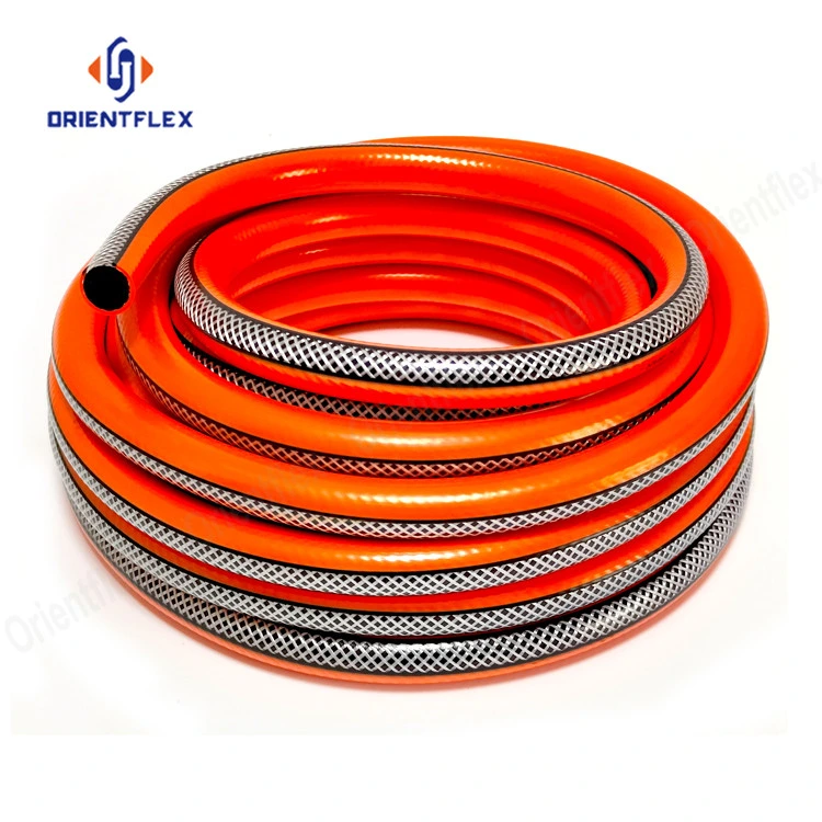 Flexible Cooking LPG BBQ PVC Argon Natural Gas Heater Extension Hose