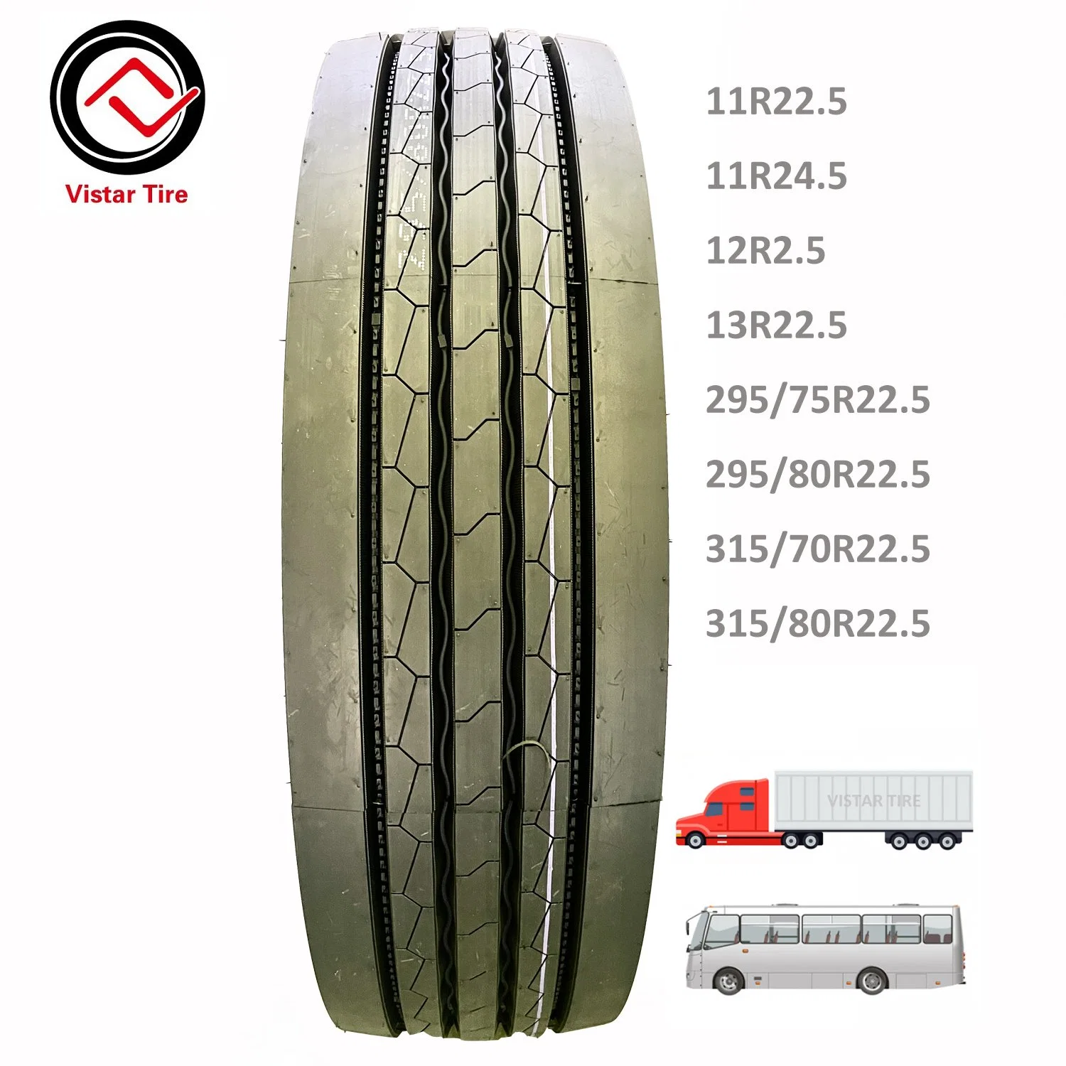 Chaoyang/Advance/Linglong/Triangle/Doublestar/Roadlux Brand Radial TBR Truck Tyres Factory Price 11r22.5 13r22.5 315/80r22.5 295/80r22.5 385/65r22.5 295/75r22.5