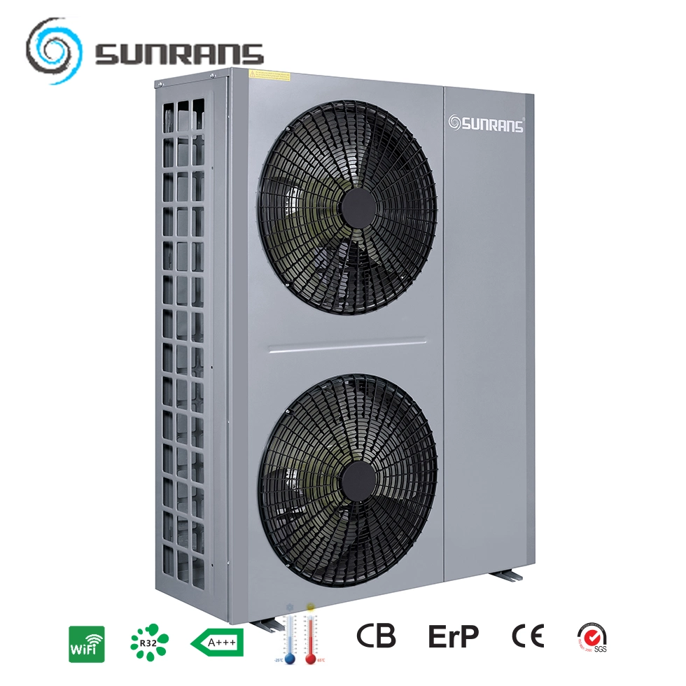 Sunrans Monoblock R32 Evi Air Source Electric Heat Pump Water Heater Home Heating Cooling