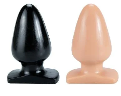 Flesh Color Medical Silicone Butt Plug Sex Toy Easy Clean Sex Accessories Anal Plug for Women and Men