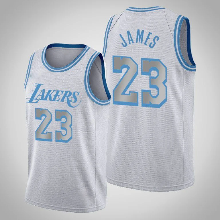 Hommes Basketball Jersey 6 23 James Toscano Wes 22-23 Nouveau Maillot de saison