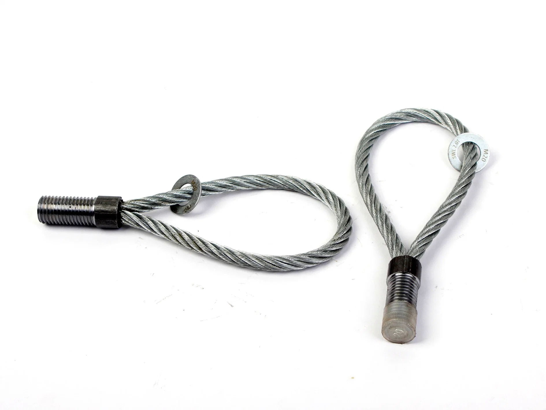 Accessoires de béton préfabriqué galvanisé la corde de fils en acier inoxydable boucle de levage des élingues Prix fileté