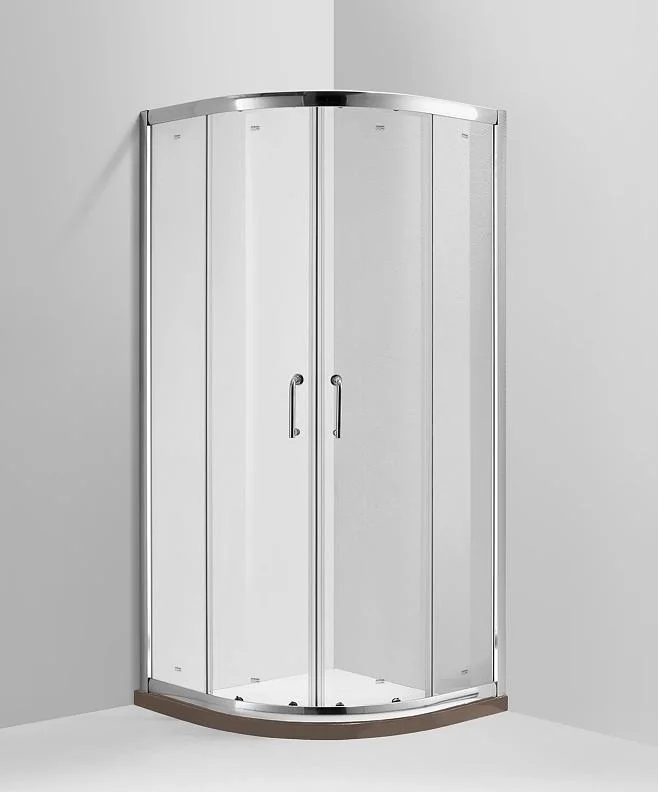 Cuarto de ducha de aluminio cabina de vidrio deslizante puerta Cuadrante Ducha Enclosure