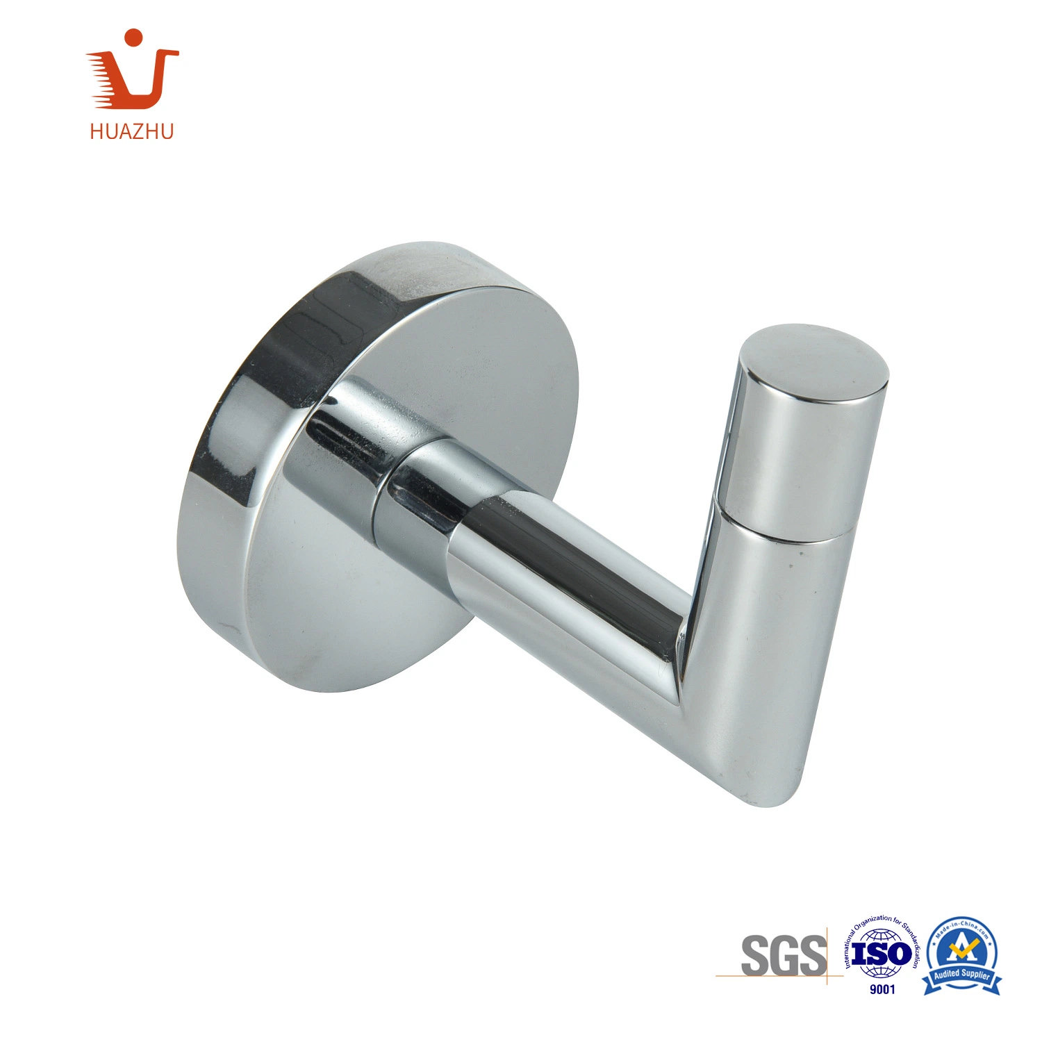 Metal Wall Mounted Bathroom Single/Double Towel Robe Hook