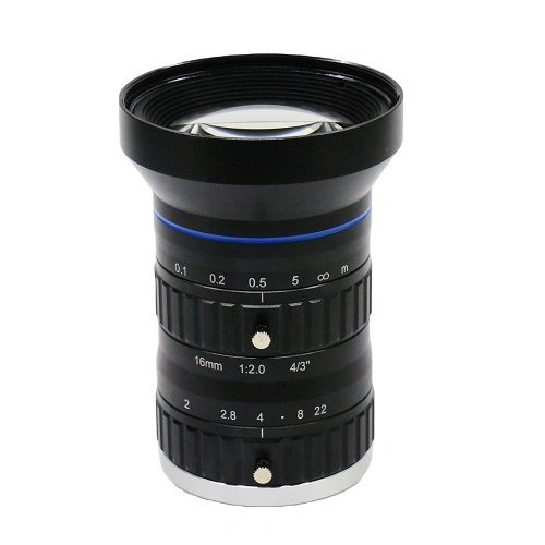 F2.0 16mm 4/3" 12MP monture C Fa caméra industrielle Vision Objectif