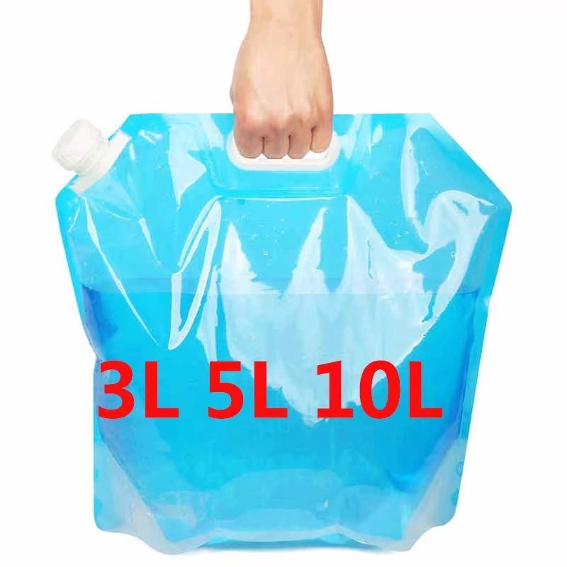 Custom Size Portable Collapsible Water Container Foldable Plastic Water Bag