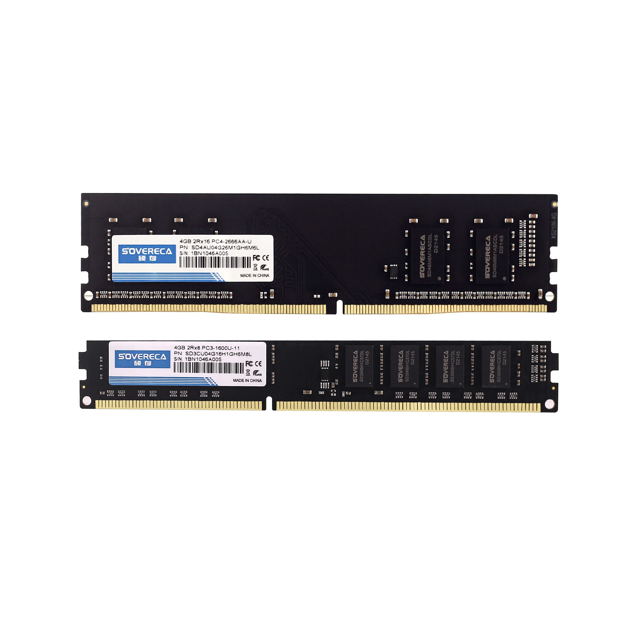 Custom Memoria чипа ОЗУ DDR4 UDIMM памяти компьютера mmhz 2666Мгц 3200cl19 один 4ГБ 8 ГБ 16ГБ 32ГБ