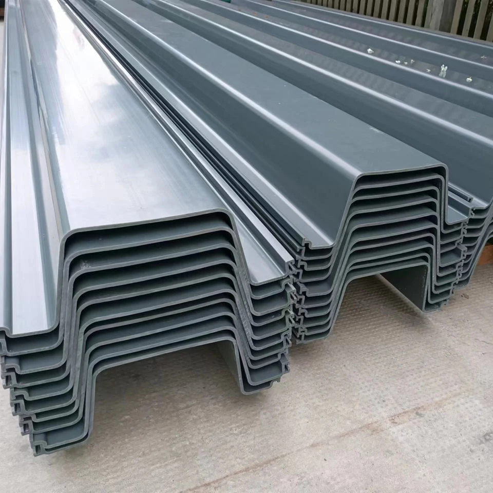 Erosion Control Landscape PVC Vinyl Sheet Pile U Type Supplier