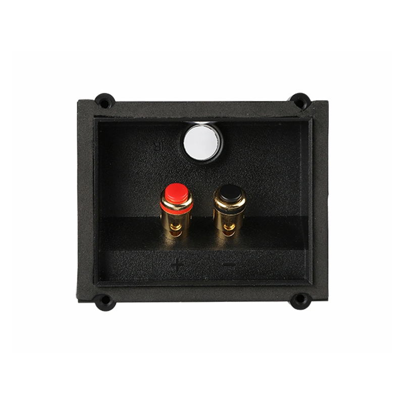 Yjtb-7017 ABS Gold Plated Binding Post Speaker Terminal Connector Round Speaker Terminal Box