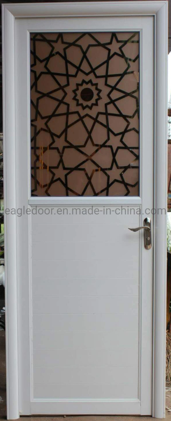 New Design Bathroom Doors Aluminum Glass Kitchen Interior Toilet Door (EA-2041)