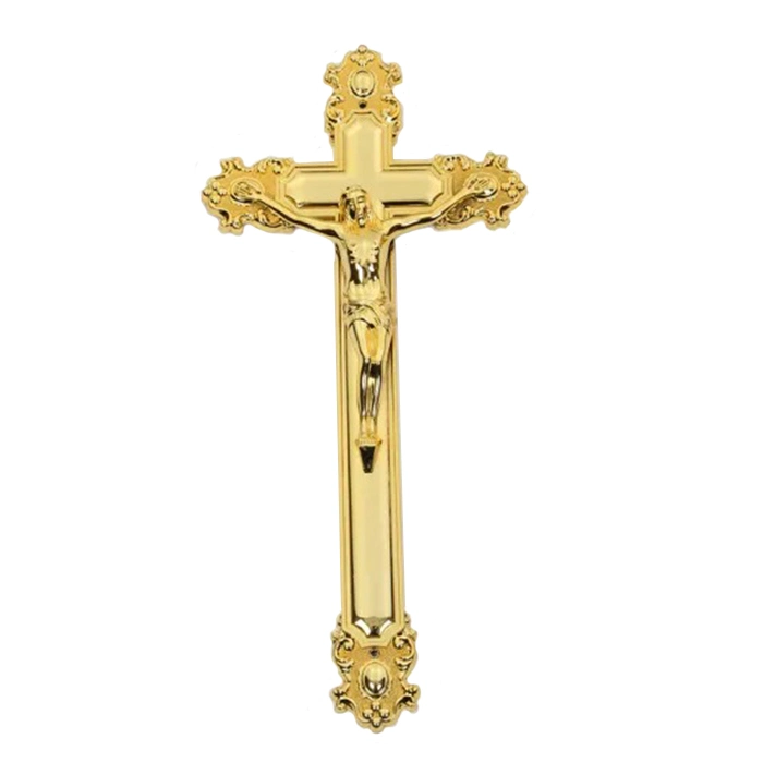 Free Sample Wholesale Plastic Coffin Accessories Casket Jesus Cross Coffin Accessories