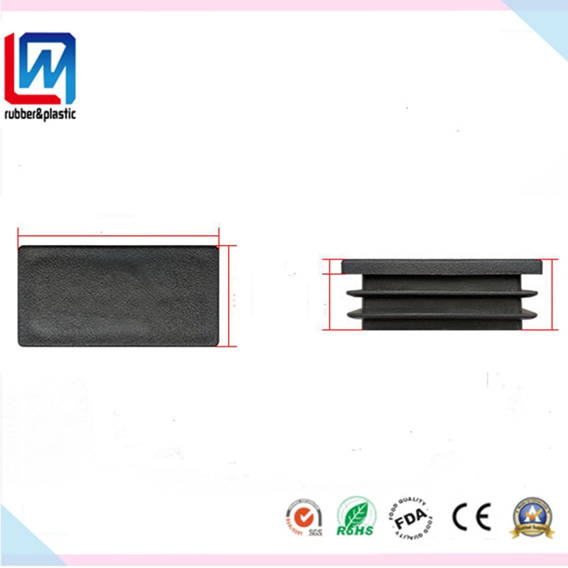 ملحقات/سدادات بلاستيكية مستطيلة الشكل قابلة للضغط لأطراف الأنابيب