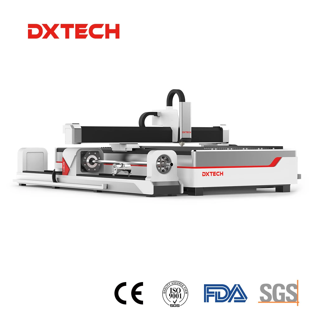 1000W CNC Laser-Schneideausrüstung für Rohr / Rohr und Platte Edelstahl, Eisen, Aluminium Gravieren und Schneiden