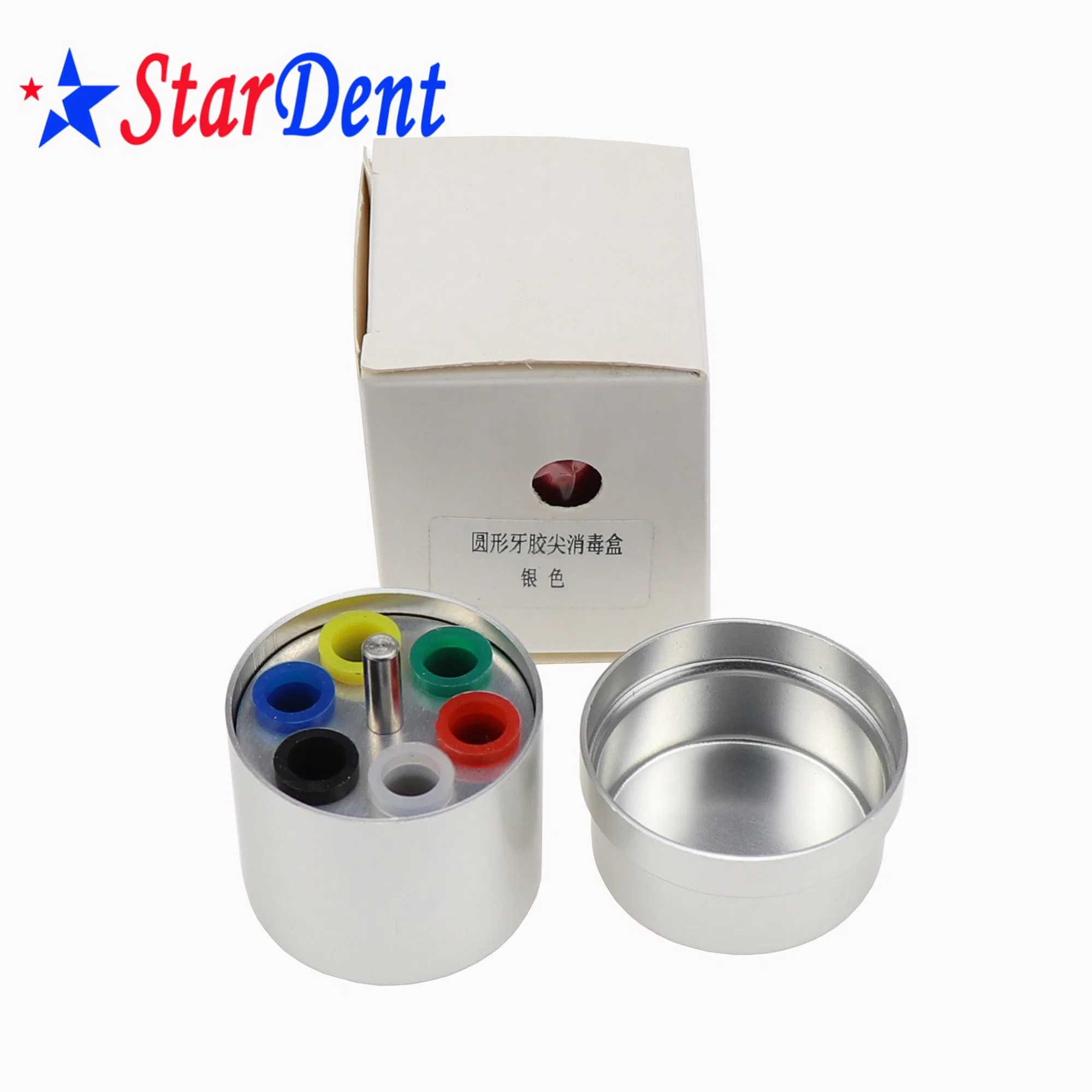 Dental Aluminium Burs Box Disinfection Box Case Dental Burs Block Holder Gutta Percha Points Holder Dentist Tools Lab