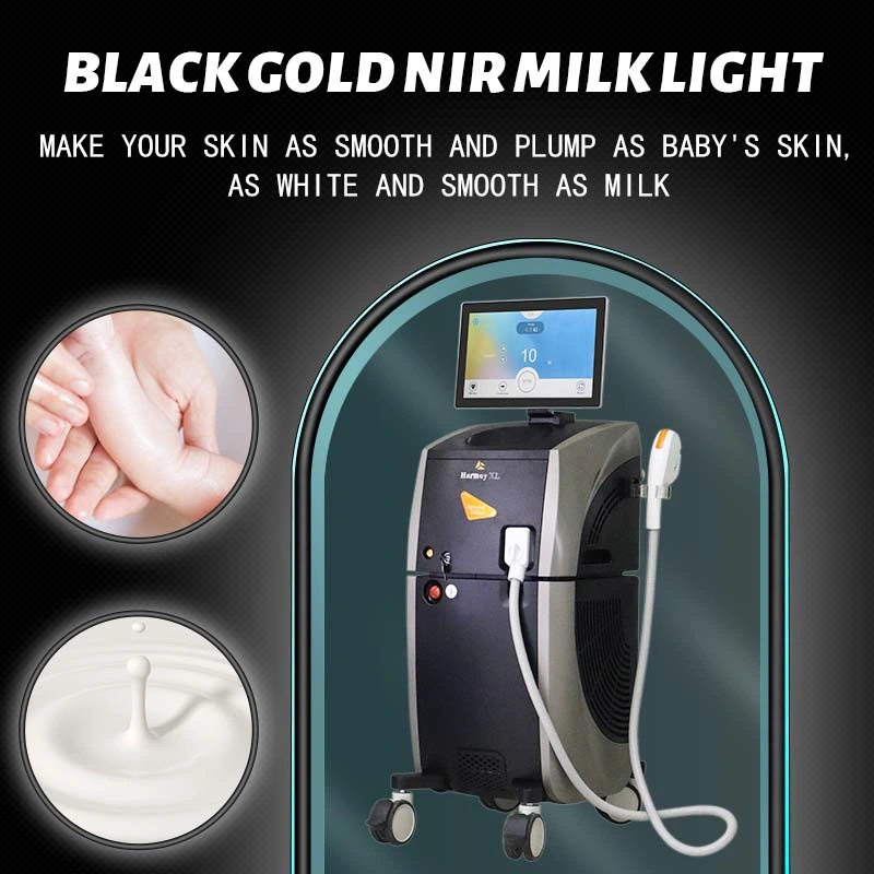2023high Frequency Milk Light Black Gold Dpl Skin Rejuvenation Pulse Hair Removal Nir Beauty Salon Equipment