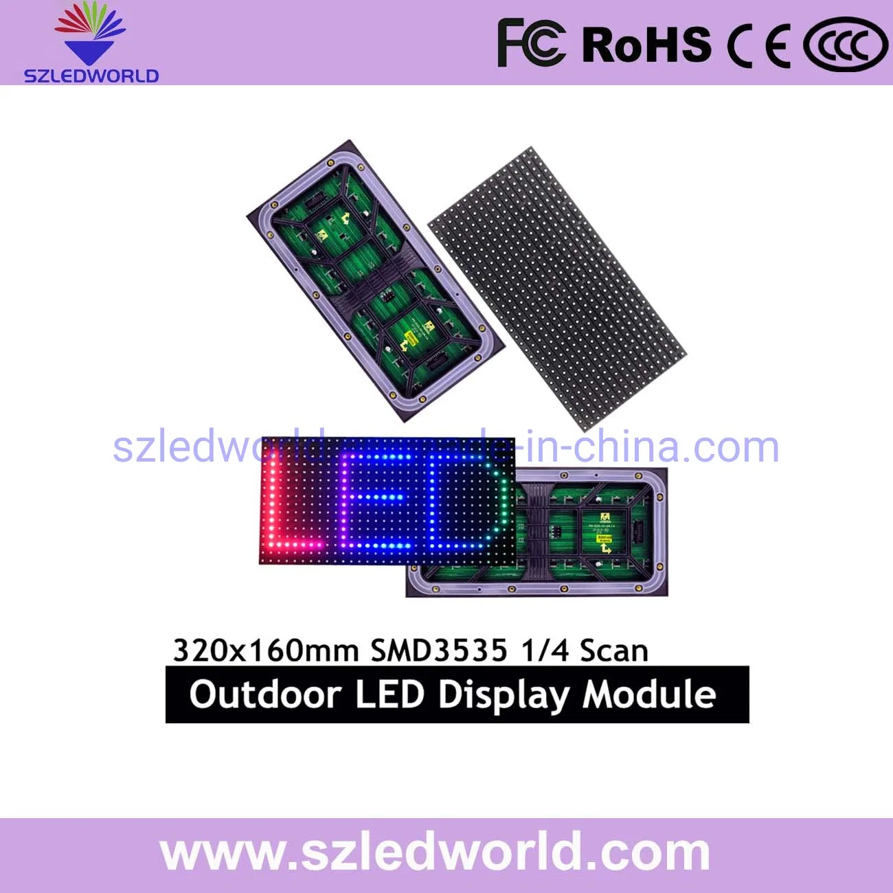 P10 panel LED de exterior - Módulo de Pantalla Digital Szledworld