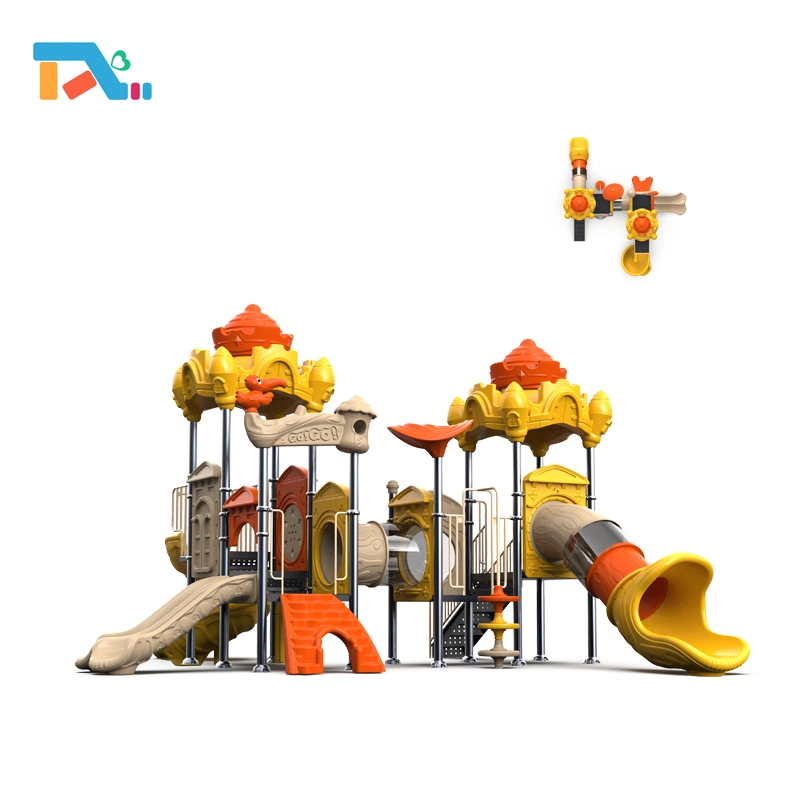 Commercial Outdoor Plastic Playground Equipment for Children Amusement Park