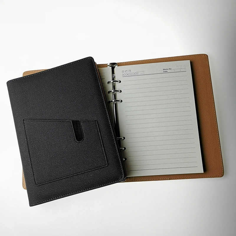 Spiral Notebook Lined Notepad with Pen Holder