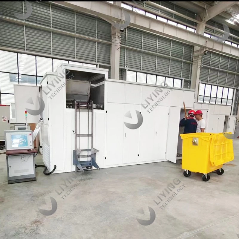 50kg 50kg 120kg Microwave Integrated Sterilizer&amp;Shredder Machine para Hospital Medical Residuos