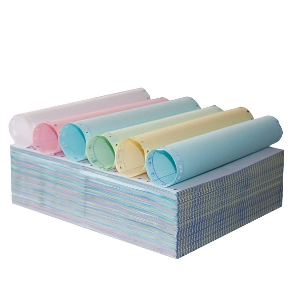 Continuous Computer Printing Paper Carbonless Copy Paper Most Popular 5ply Colored