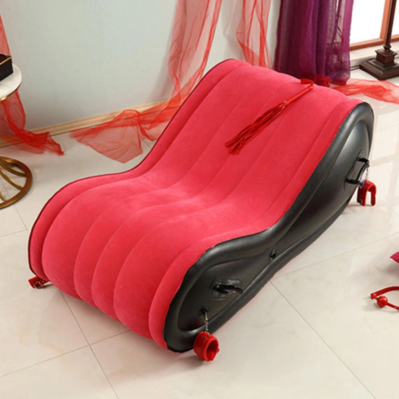 Sofá inflable mobiliario bdsm sexo para parejas en la posición de Amor de la servidumbre sexual cojín manguitos sillas muebles Sofa juguete sexual