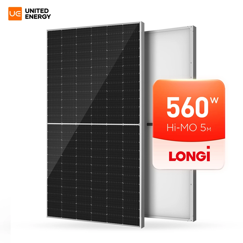 Longi tejadilho painéis de potência Solar 550W 560W 570W fotovoltaico 550watt Módulo