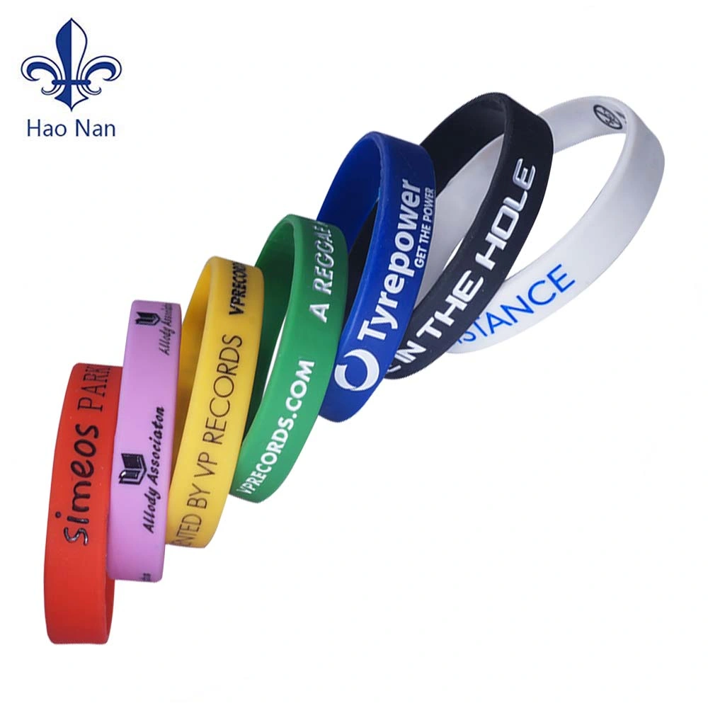 Different Styles Custom Silicone Bracelet Wristbands with Sport