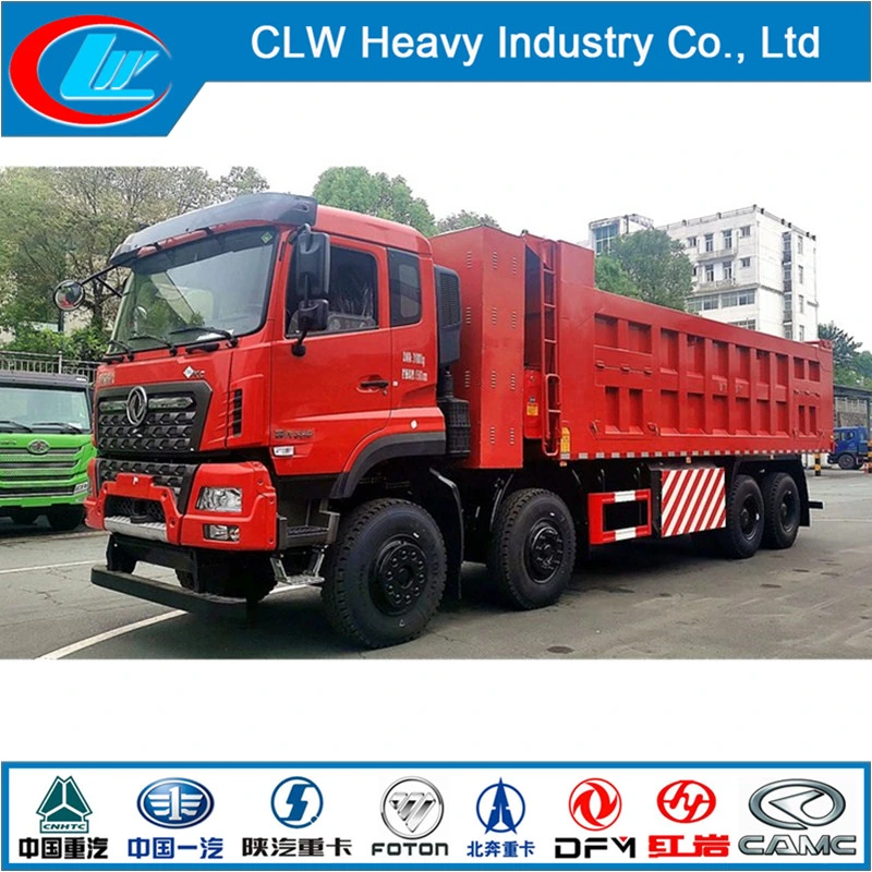 Dongfeng 8*4 CNG Dump Truck Manufacturers Tip Lorry Sales