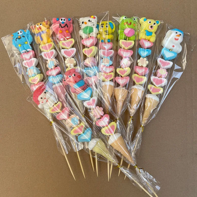 Comida de Snack personalizada Cartoon Marshmallow em forma de animal