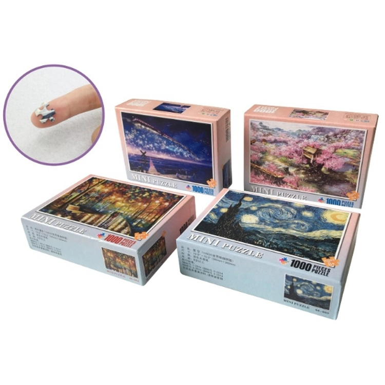 Made in China 1000 Pieces Mini Puzzle Game Hot Sale