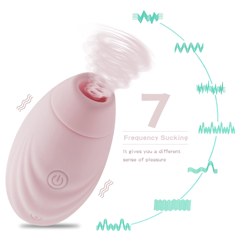 Sex Product Beauty Egg Vibration Vibrator Massager Adult Sex Toy Rechargeable Clitoris Nipples Sucking Vibrator