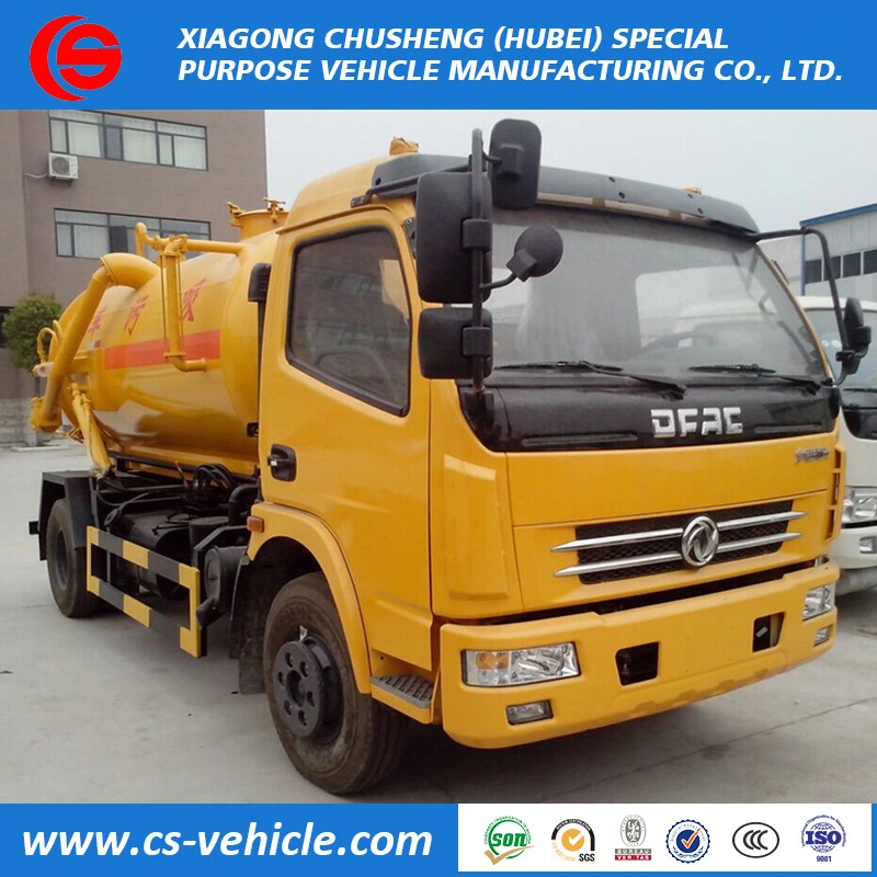 2018 New Design 6m3 Sewer Cleaning Truck, Vacuum Sewage Suction Trucks 8m3 Price